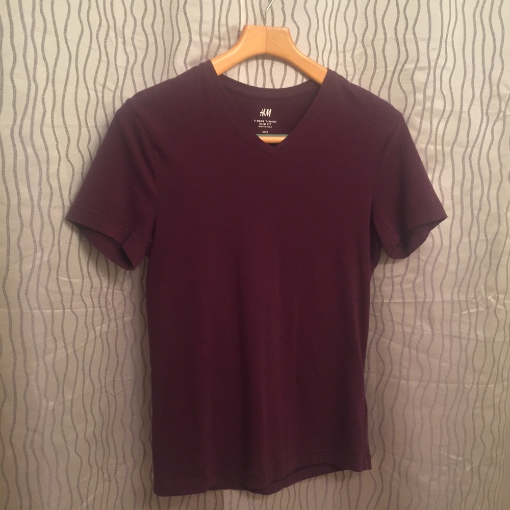 H&M V-neck Slim fit T-Shirt
